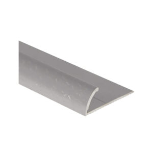 Pinless Metal Moulding Comm. Carpet To Vinyl ½” x 12’ - Silver